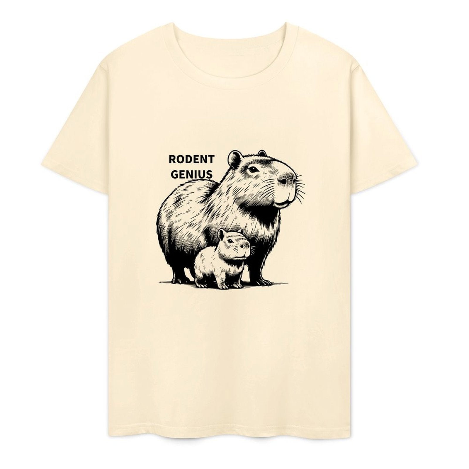 Capybara Rodent Genius-T-shirt