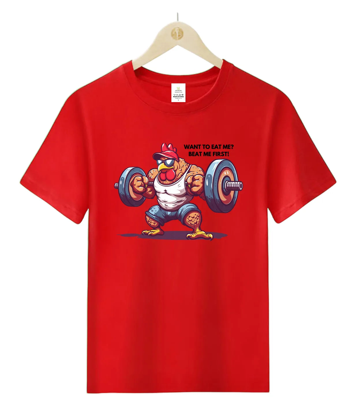 Fried Chicken Fitness-T-Shirt