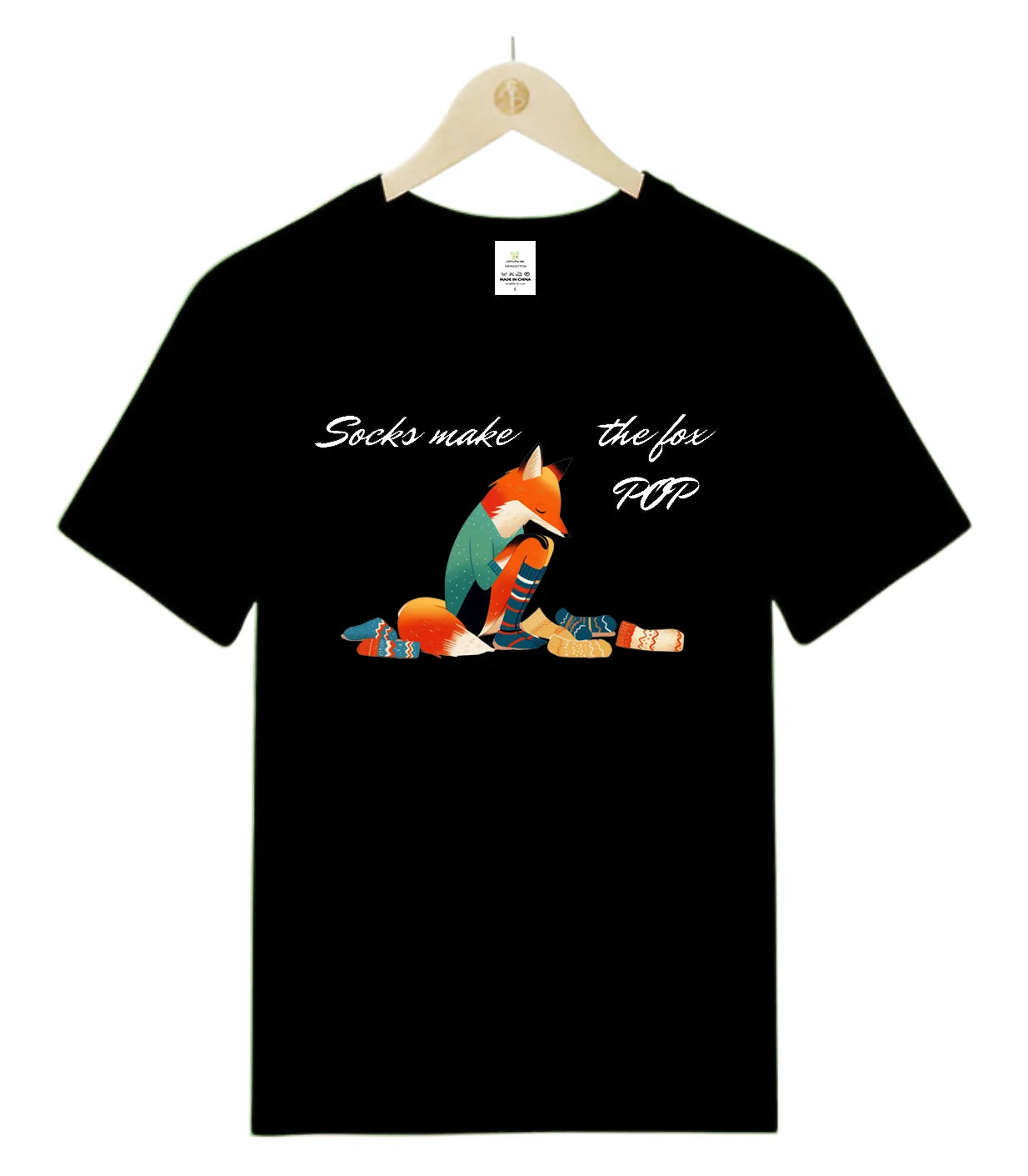 Socks make the fox POP-T-Shirt
