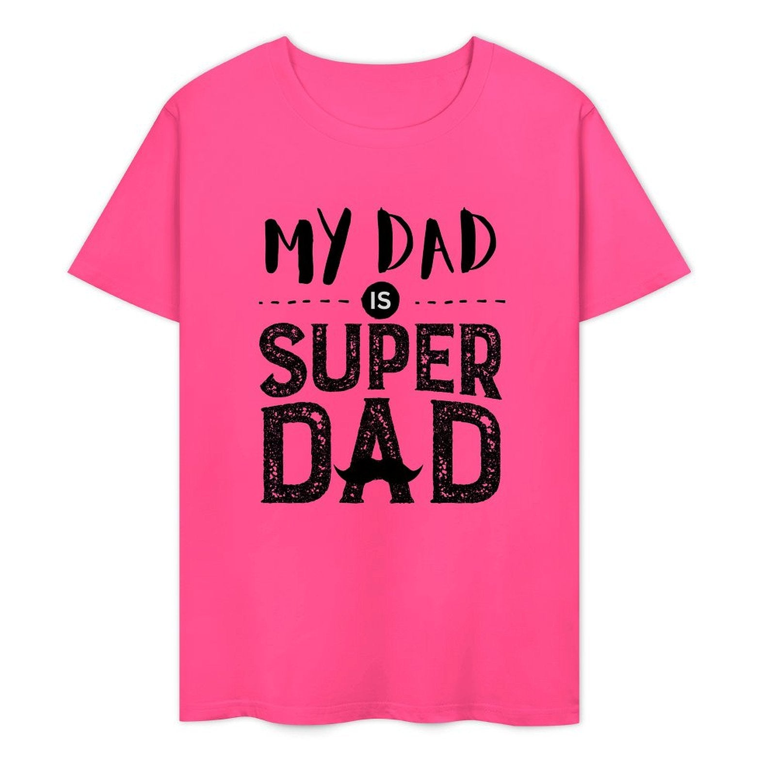 My DAD Is Super DAD- White-T-shirt