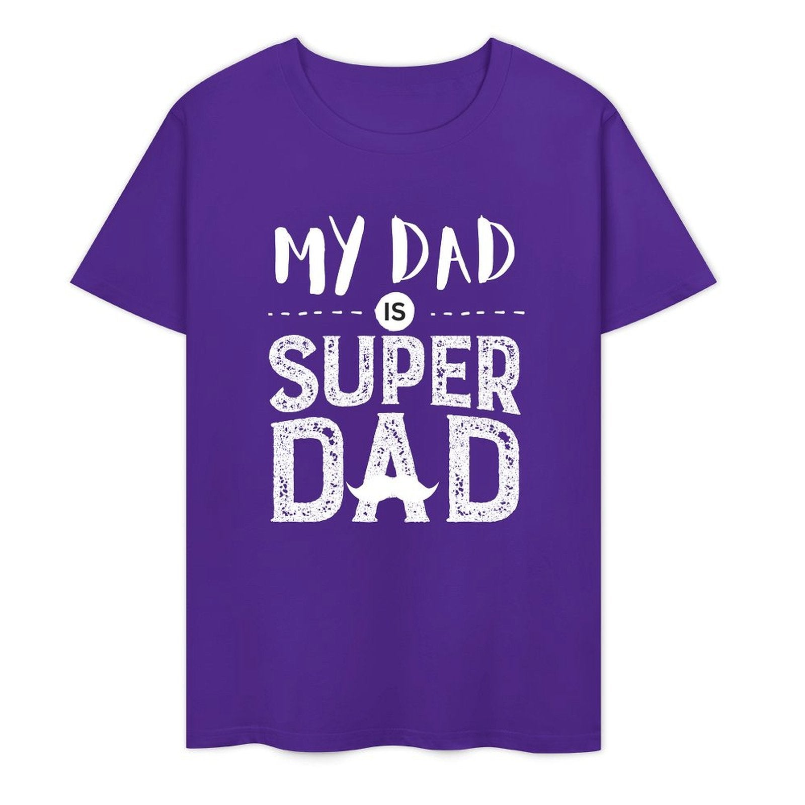 My DAD Is Super DAD- White-T-shirt