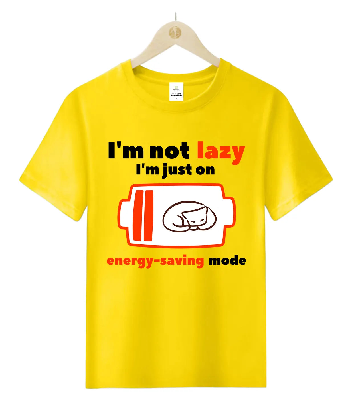 [Cat's Life] energy-saving mode-T-Shirt