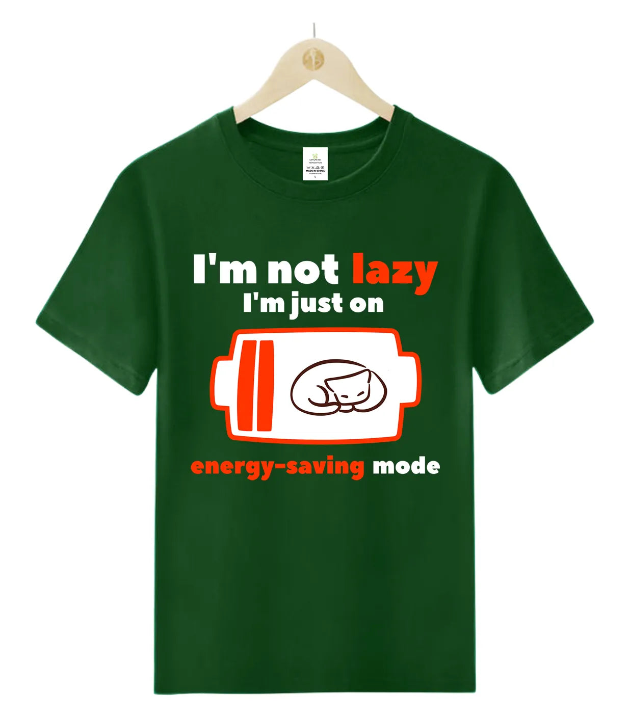 [Cat's Life] energy-saving mode-T-Shirt