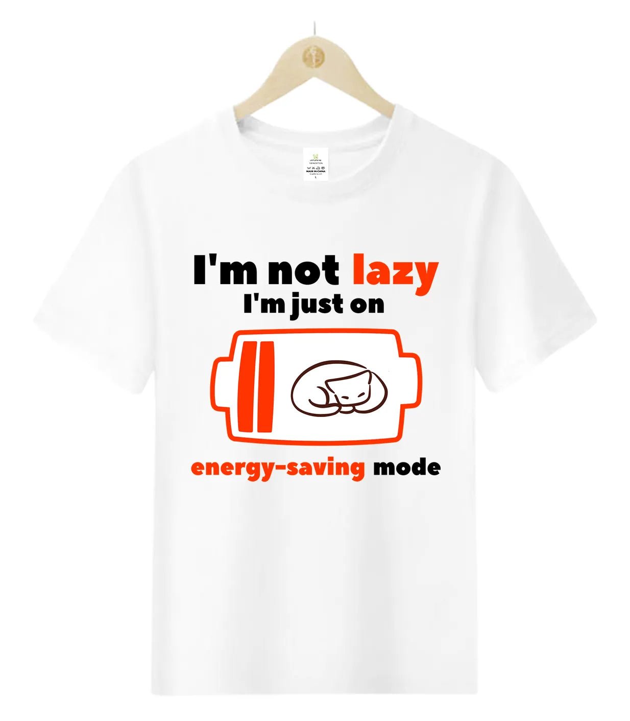 [Cat's Life] energy-saving mode-T-Shirt