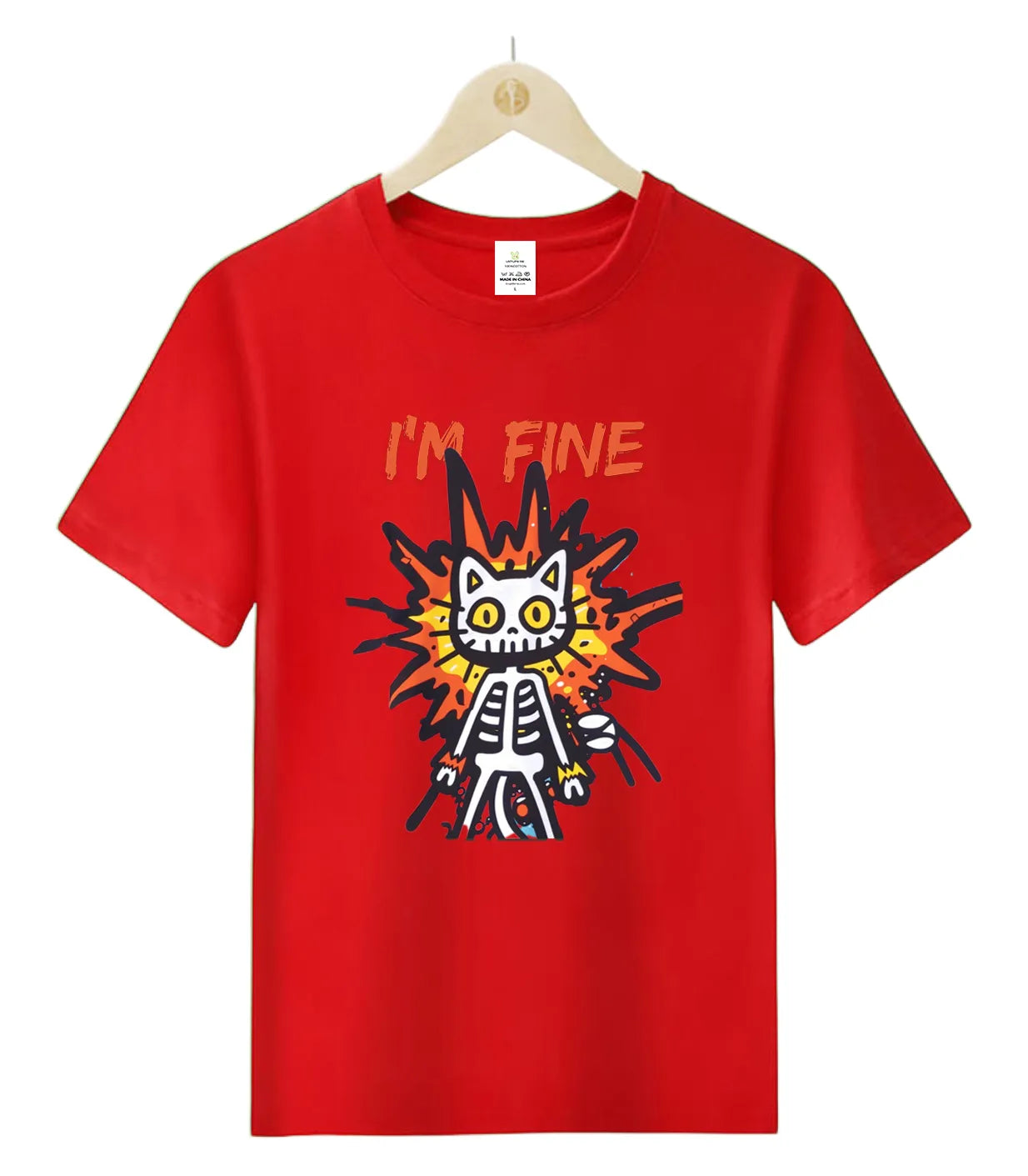 [Cat's Life] I'm fine-T-Shirt