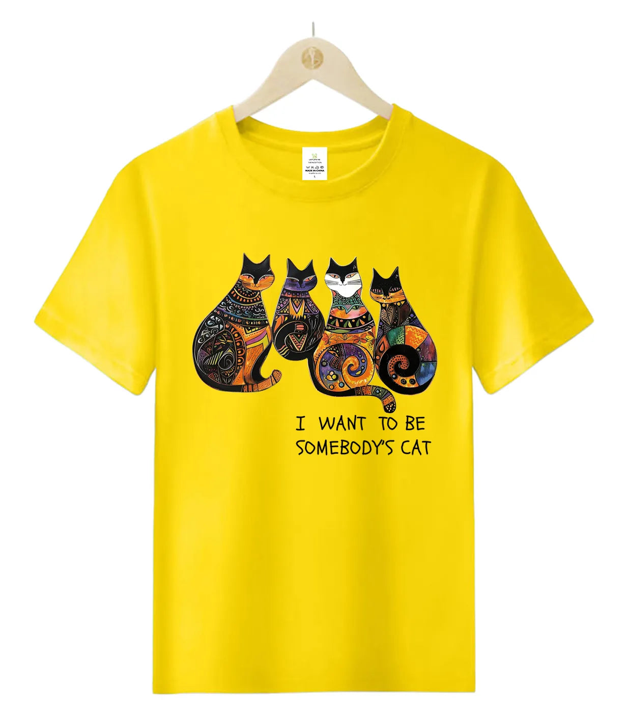 [Cat's Life] I want to be Somebody cat-T-Shirt