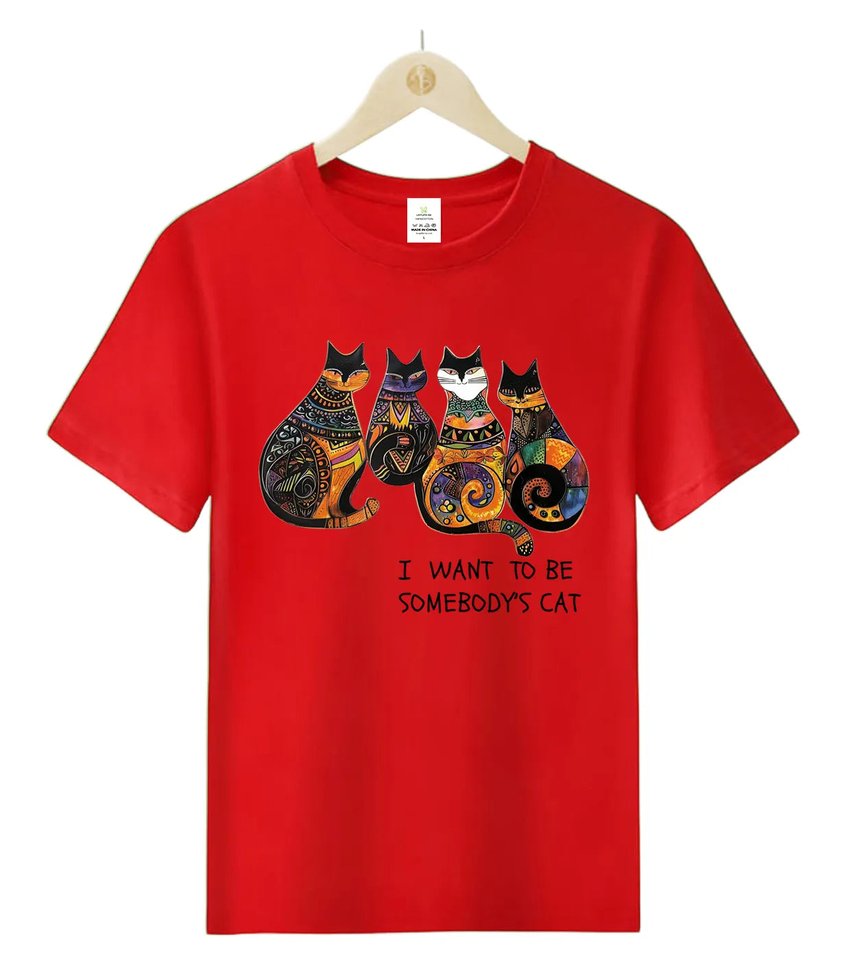 [Cat's Life] I want to be Somebody cat-T-Shirt