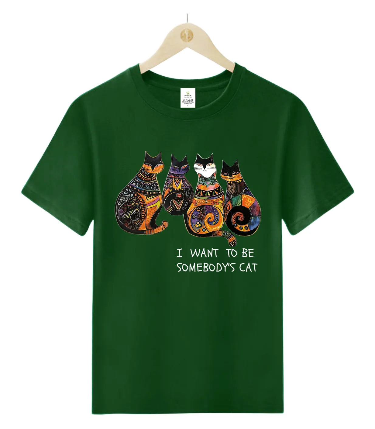 [Cat's Life] I want to be Somebody cat-T-Shirt