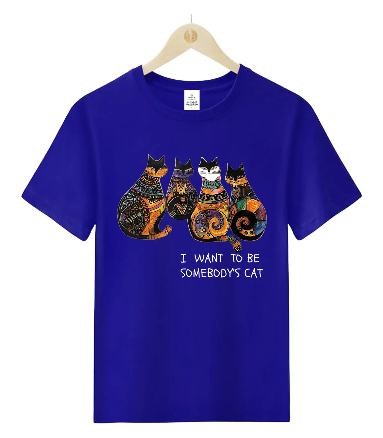 [Cat's Life] I want to be Somebody cat-T-Shirt