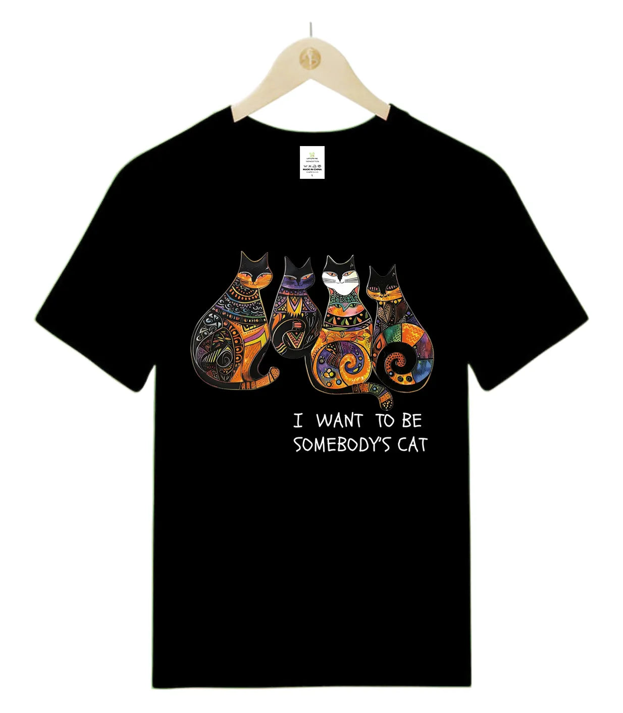 [Cat's Life] I want to be Somebody cat-T-Shirt