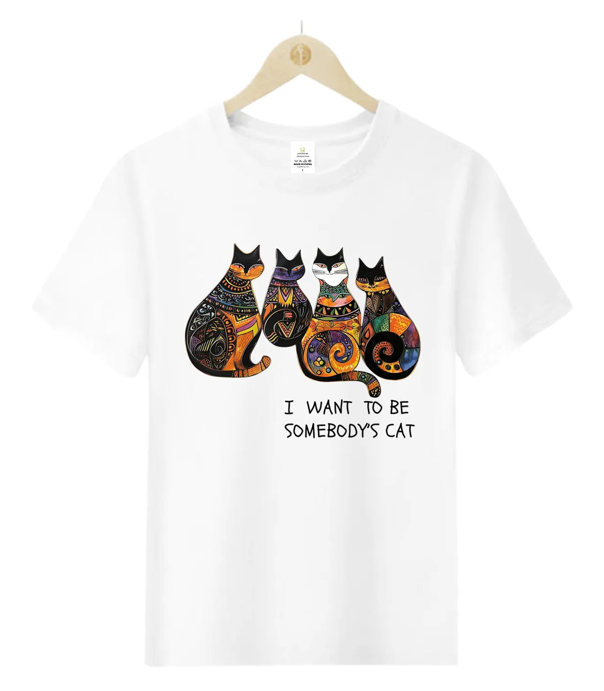 [Cat's Life] I want to be Somebody cat-T-Shirt