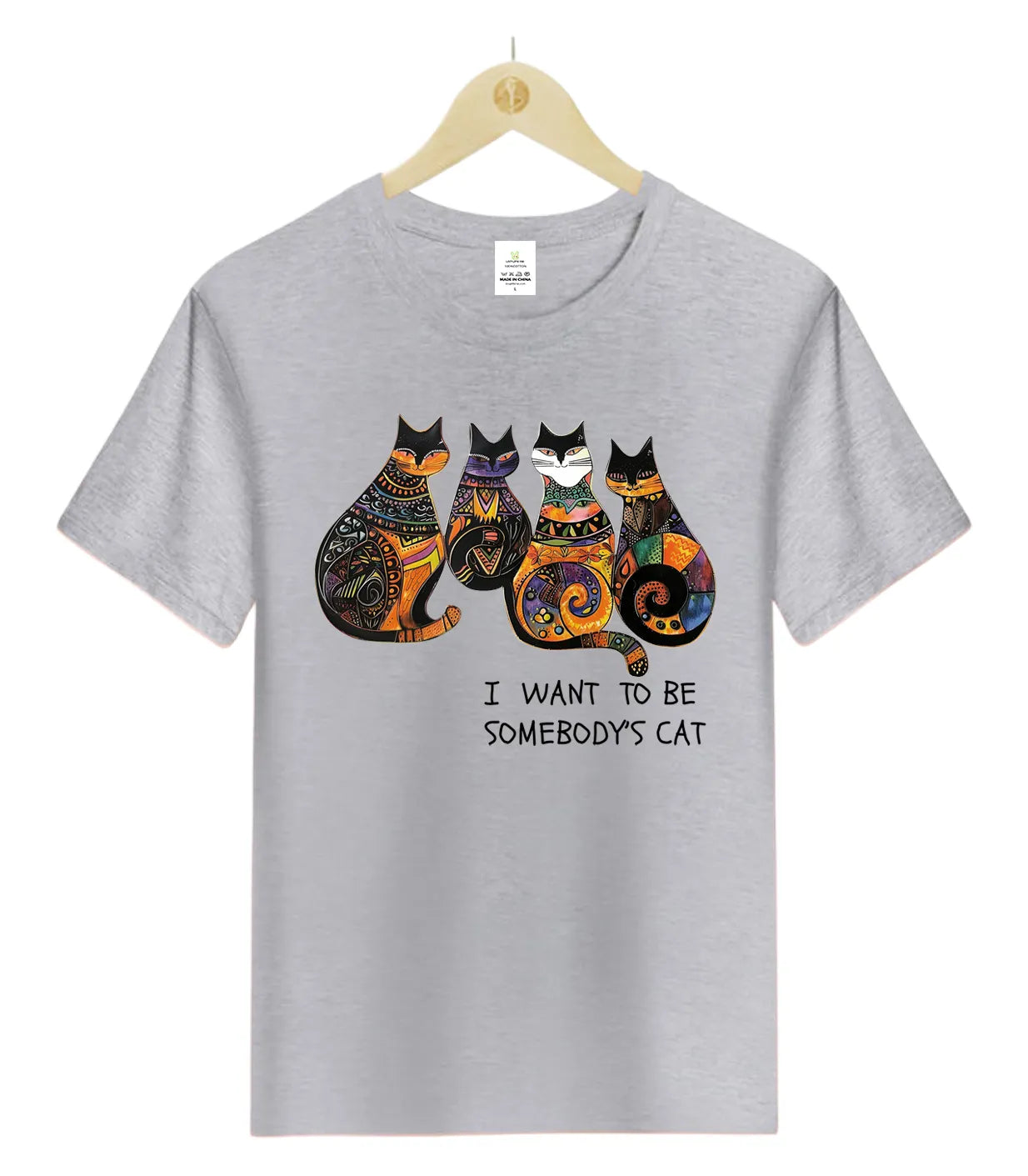 [Cat's Life] I want to be Somebody cat-T-Shirt