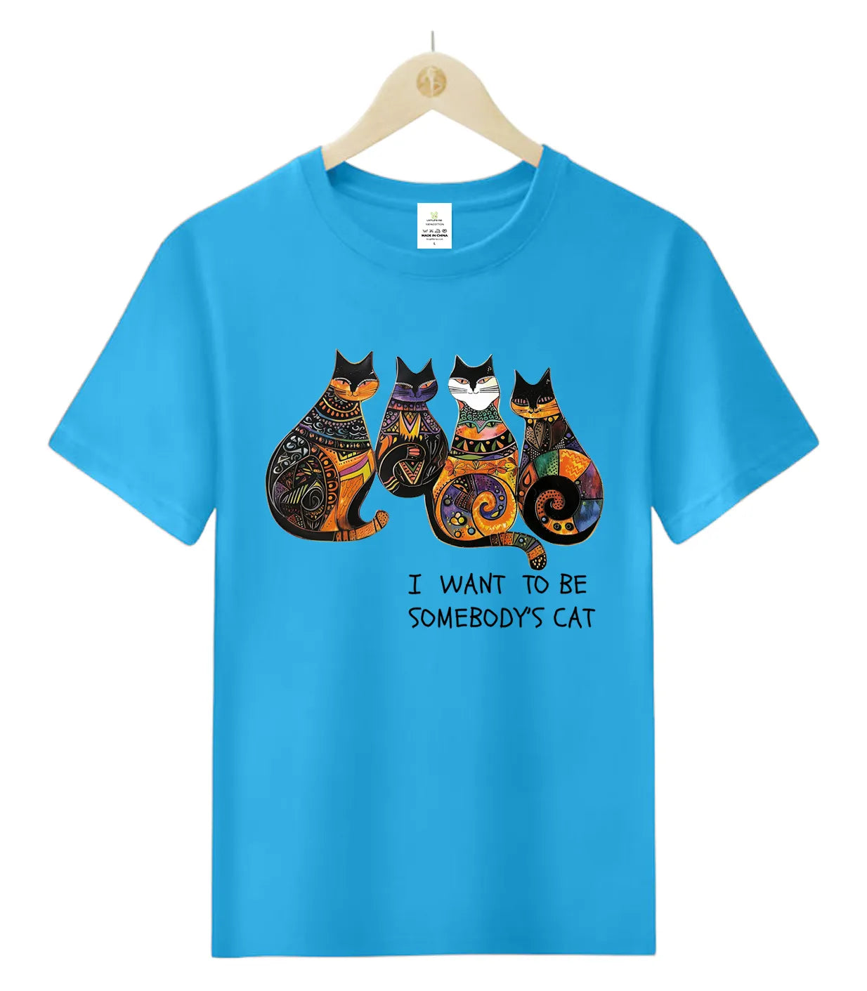 [Cat's Life] I want to be Somebody cat-T-Shirt