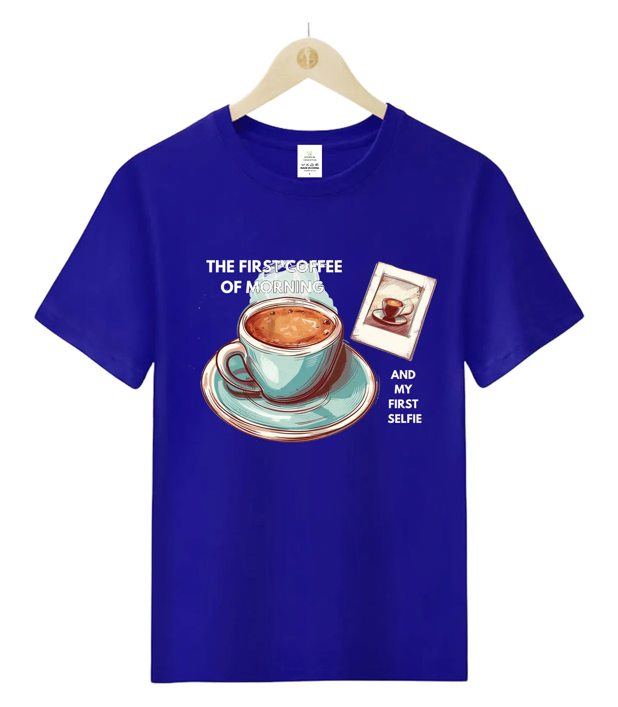 Coffee Cup Selfie-T-Shirt