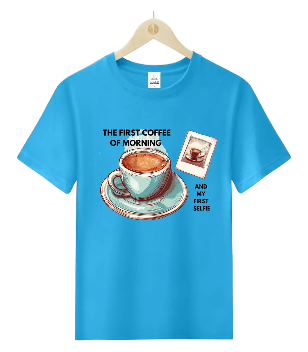 Coffee Cup Selfie-T-Shirt