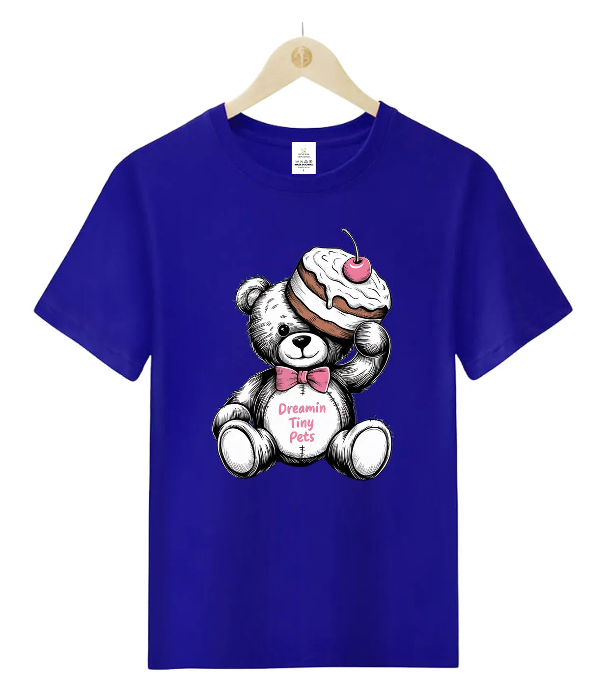 Confident Cherry Teddy Bear-T-Shirt