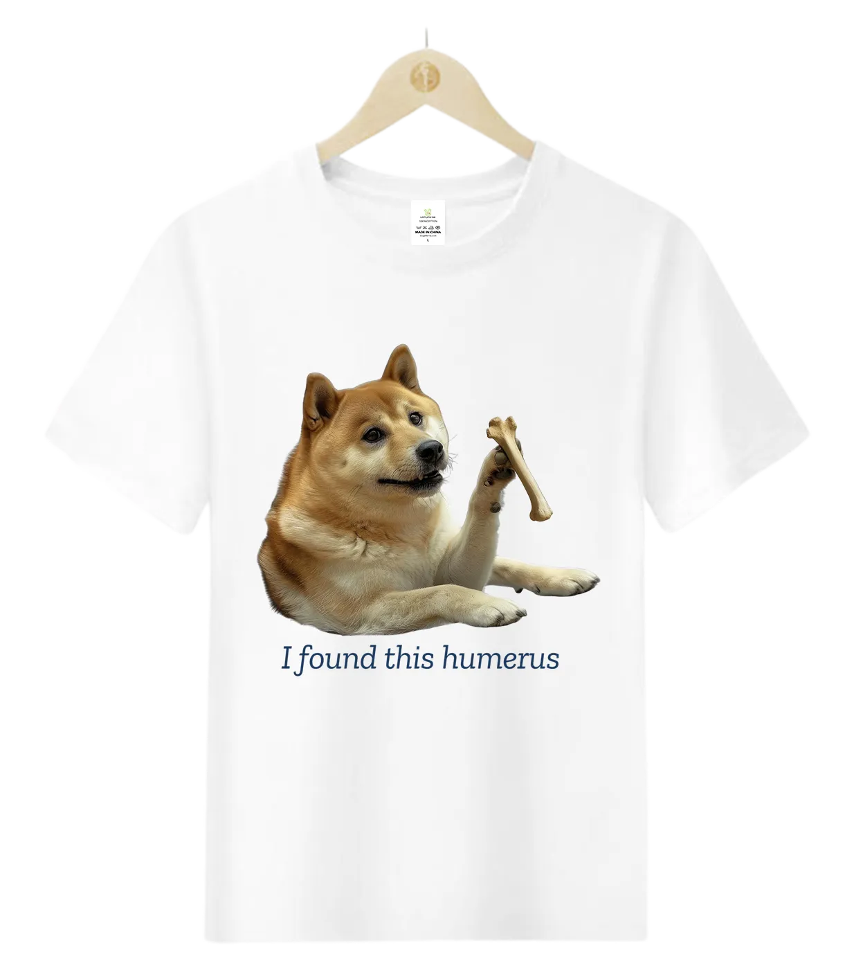 Doge.I found this humerus (2)-T-Shirt