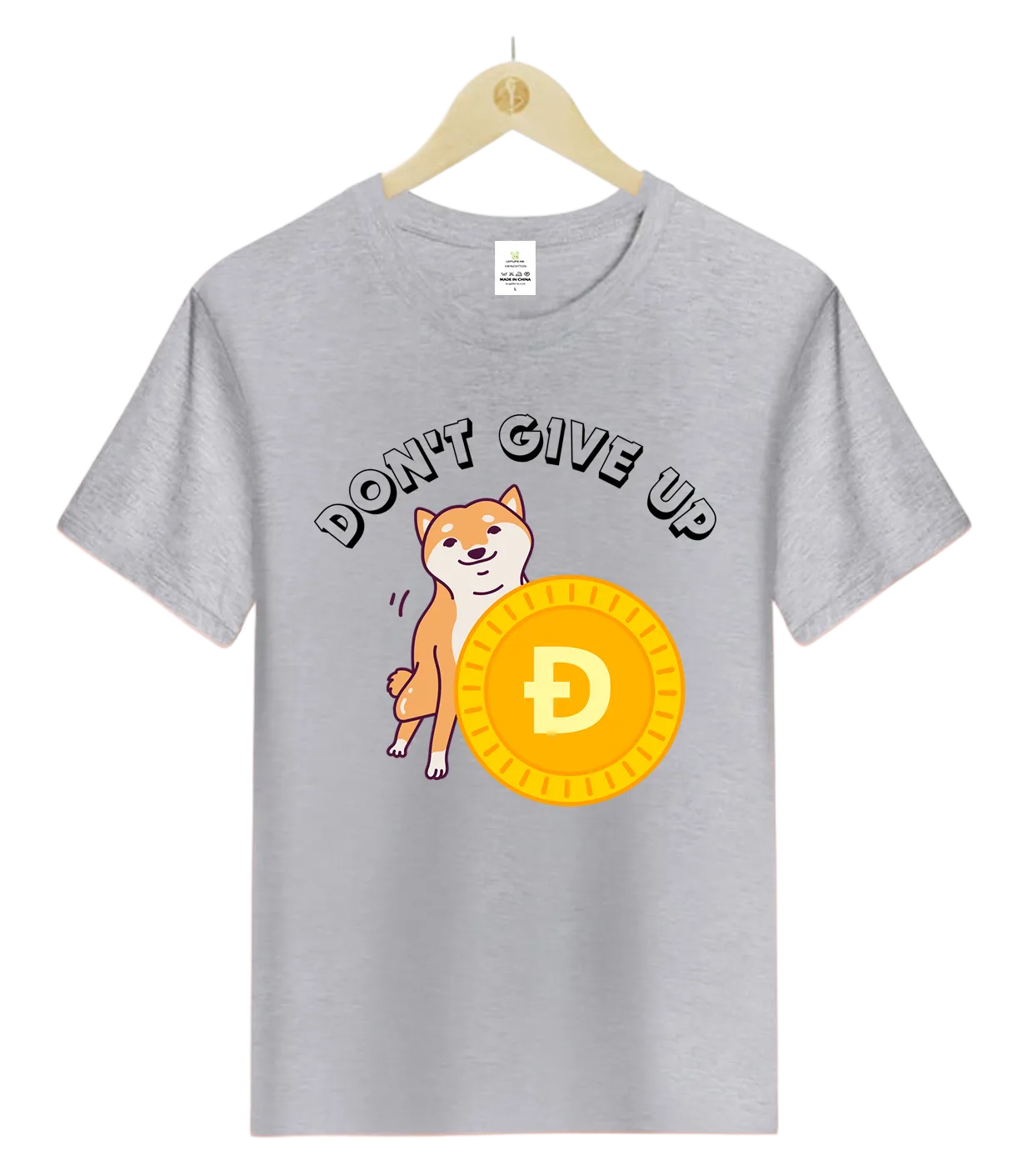 Doge Coin-Don't Give UP-T-Shirt