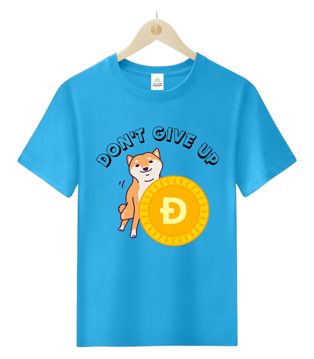 Doge Coin-Don't Give UP-T-Shirt