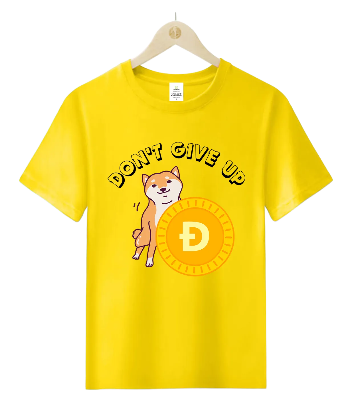 Doge Coin-Don't Give UP-T-Shirt