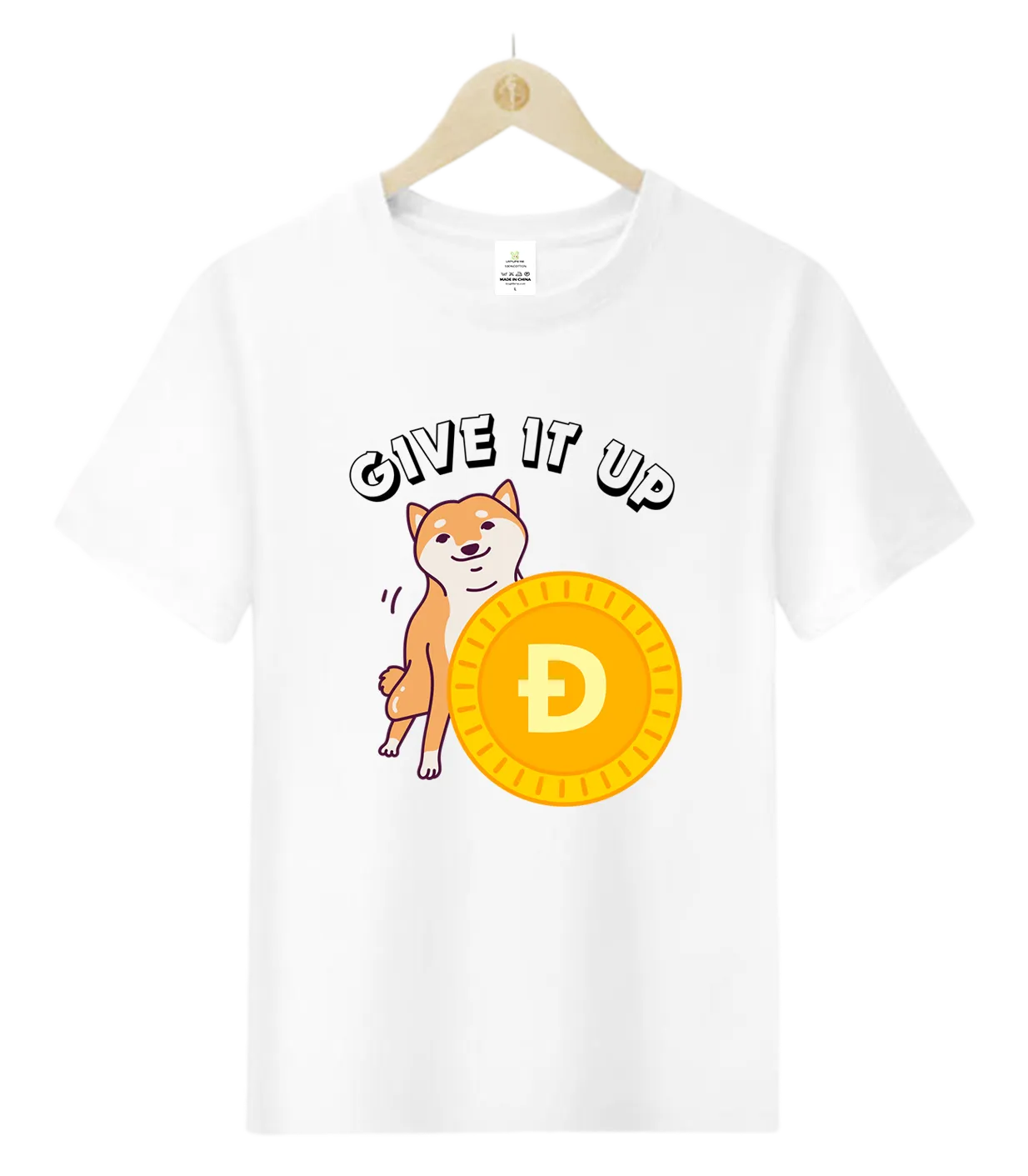 Doge Coin-Give it up-T-Shirt