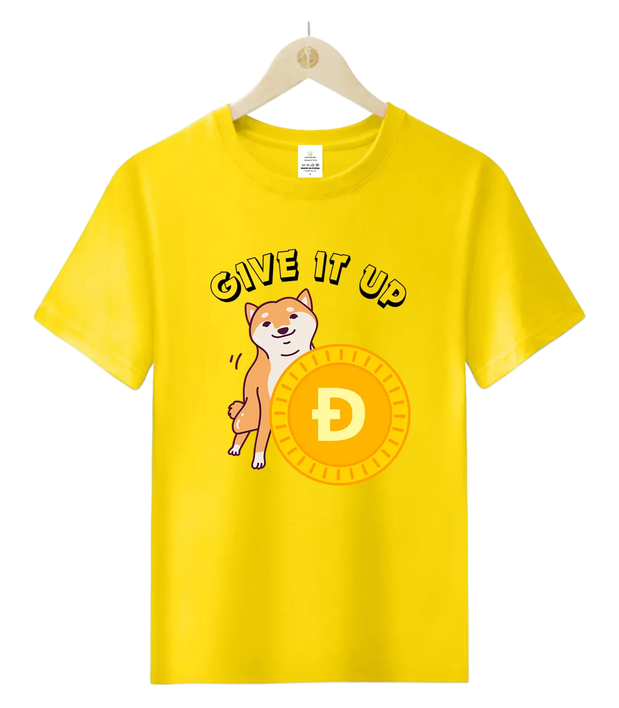 Doge Coin-Give it up-T-Shirt