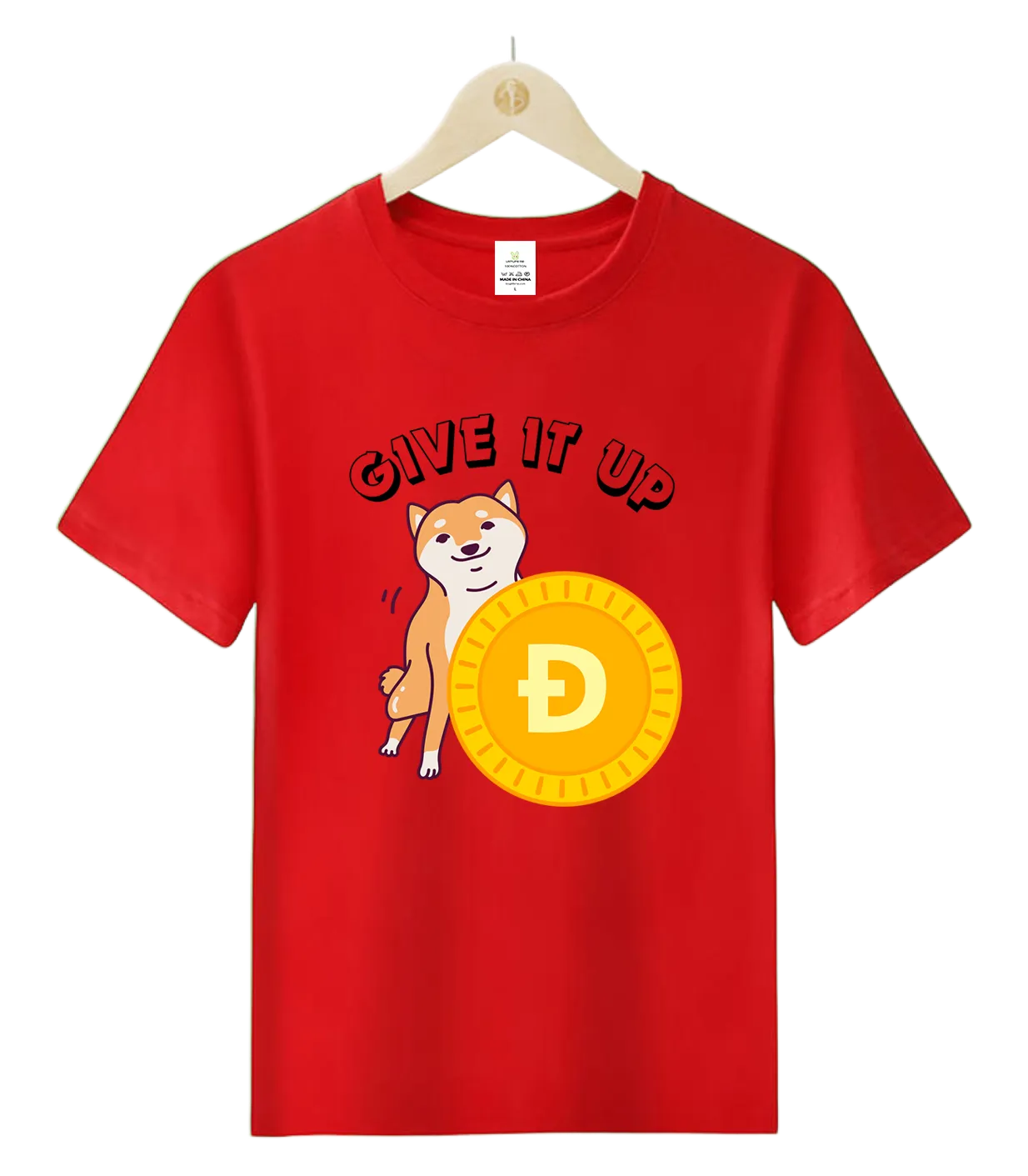 Doge Coin-Give it up-T-Shirt