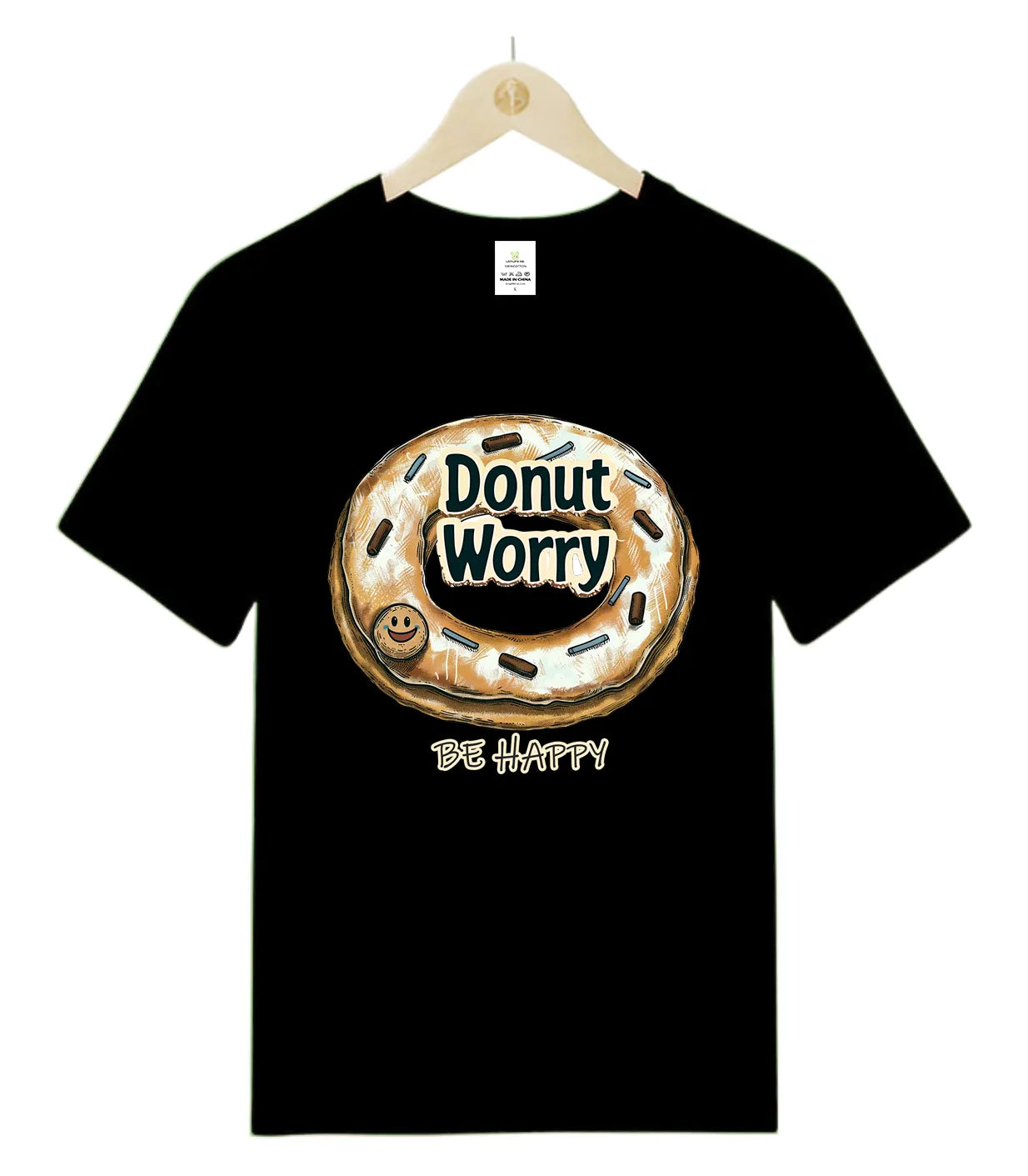 Donut Worry, Be Happy-T-Shirt