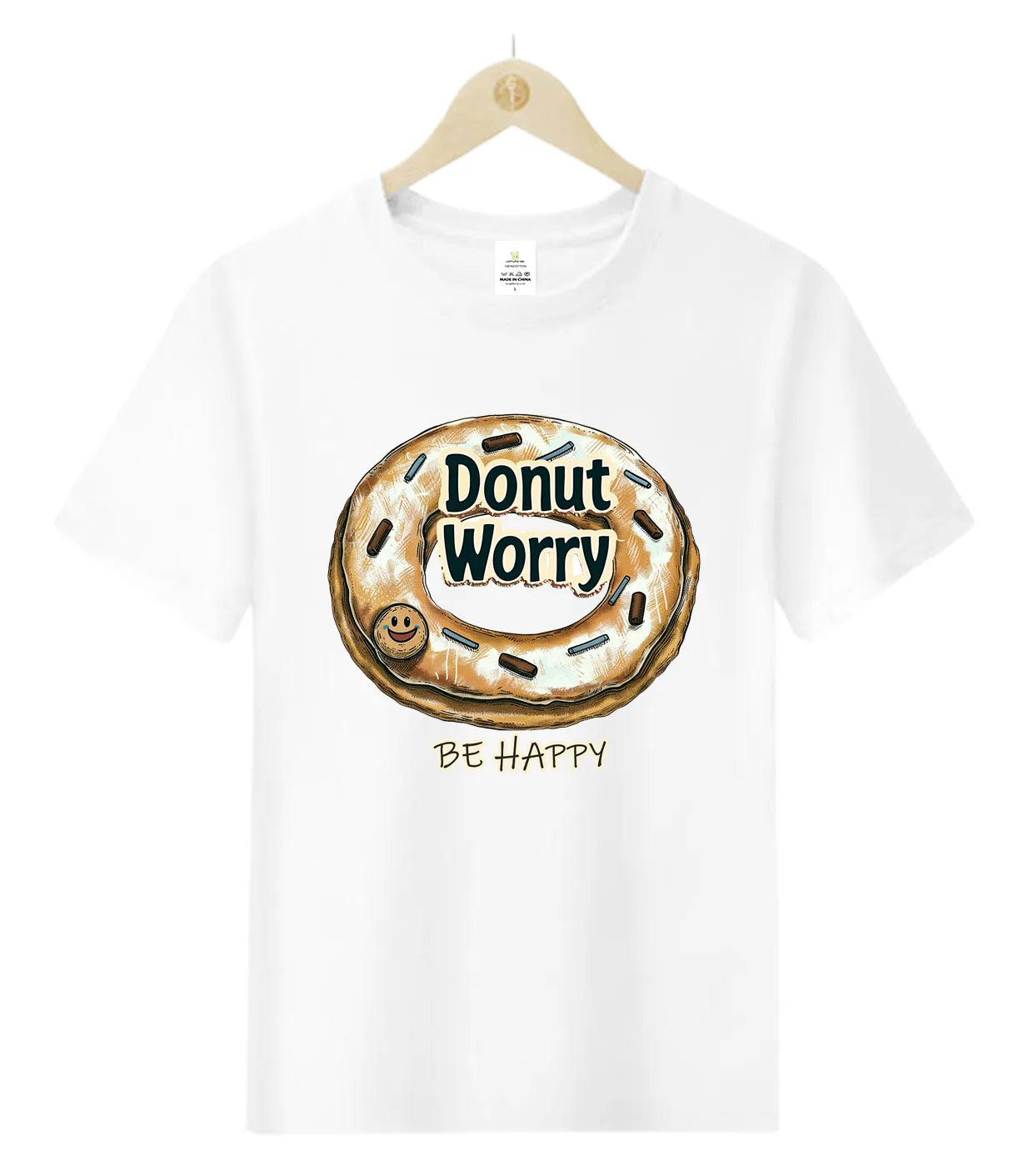 Donut Worry, Be Happy-T-Shirt