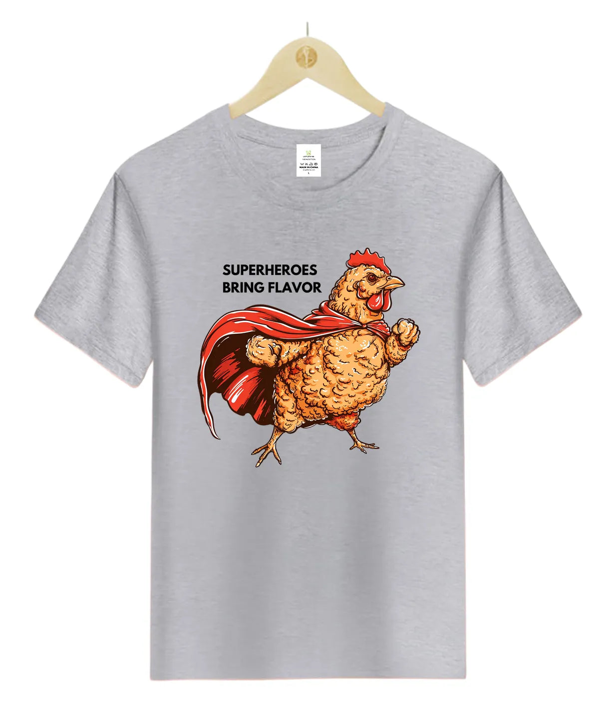 Fried Chicken Superhero-T-Shirt