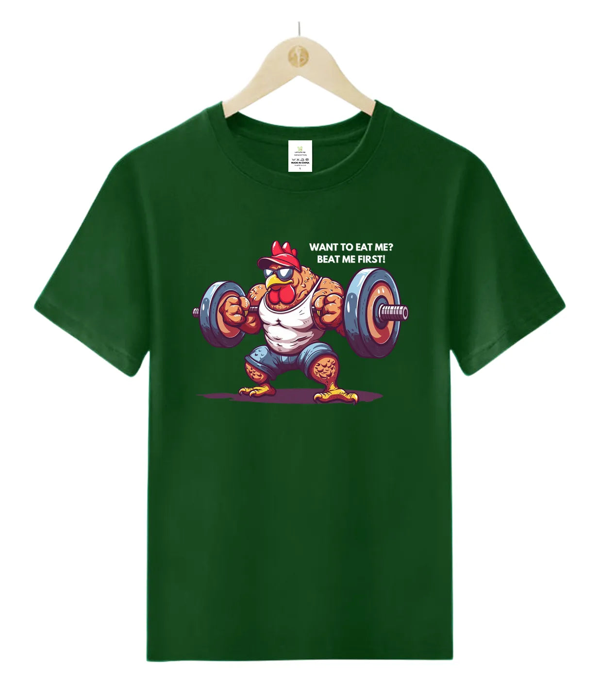 Fried Chicken Fitness-T-Shirt