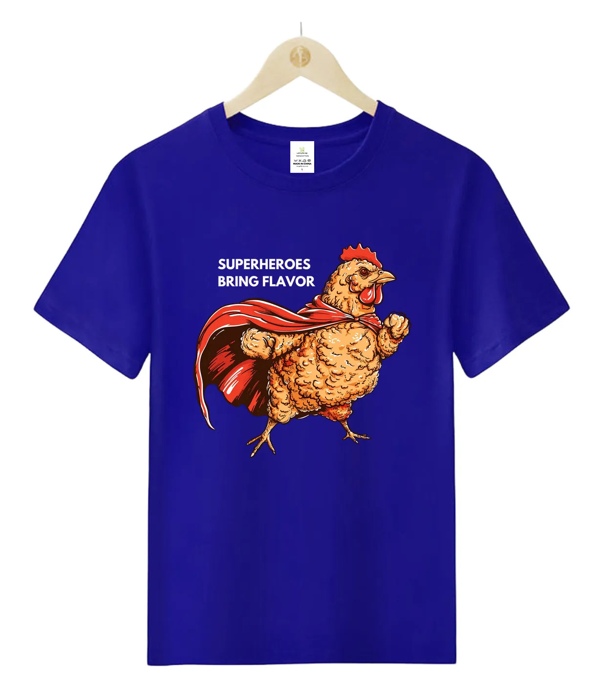 Fried Chicken Superhero-T-Shirt