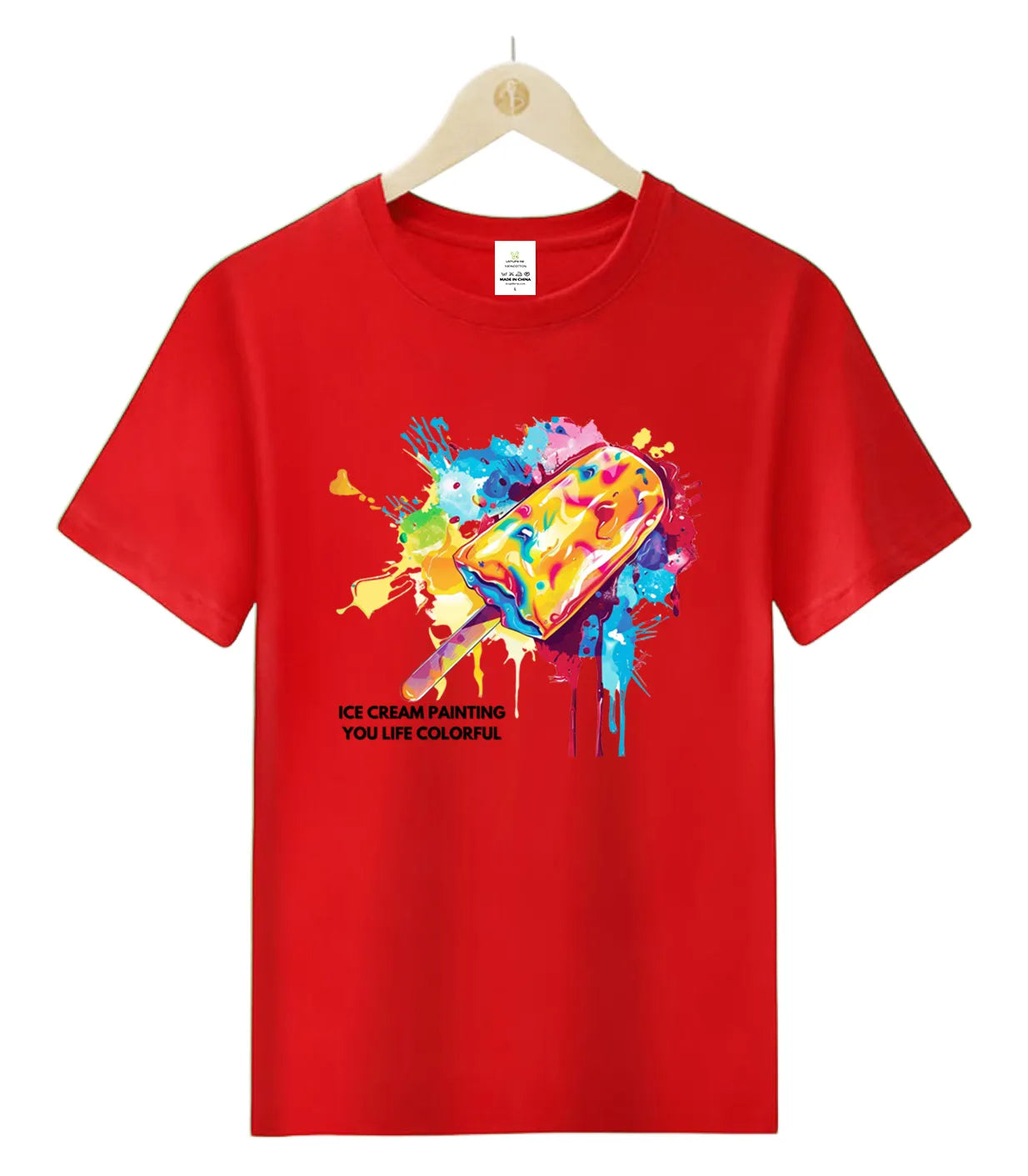 ICE CREAM PAINTING YOU LIFE COLORFUL-T-Shirt