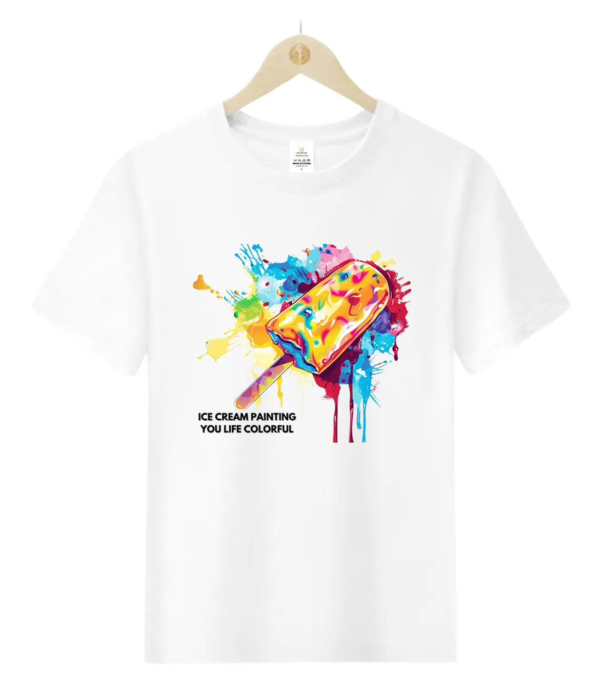 ICE CREAM PAINTING YOU LIFE COLORFUL-T-Shirt