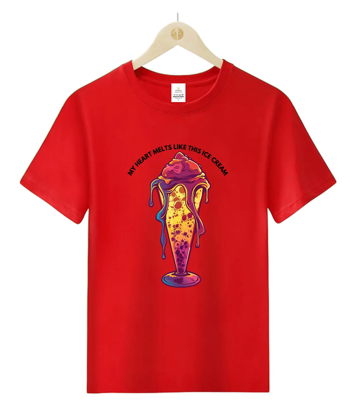 Ice Cream Lava Lamp-T-Shirt