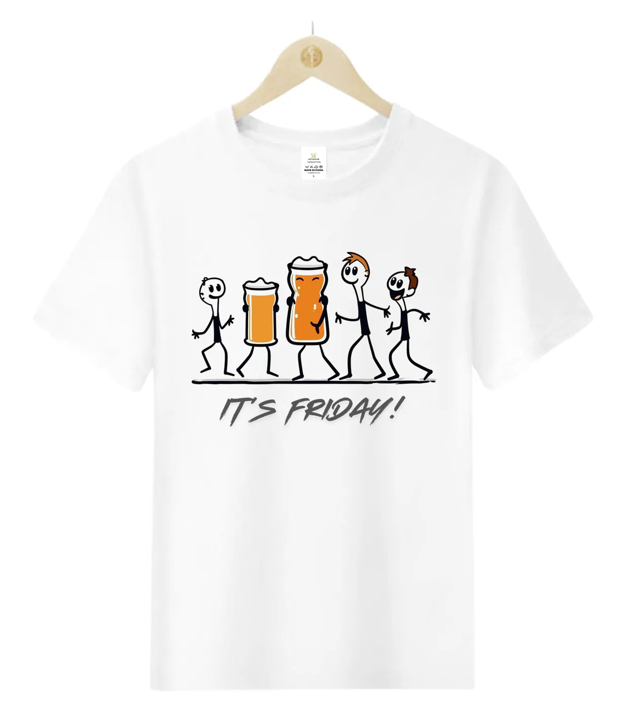 It's FRIDAY!line-drawing-T-Shirt