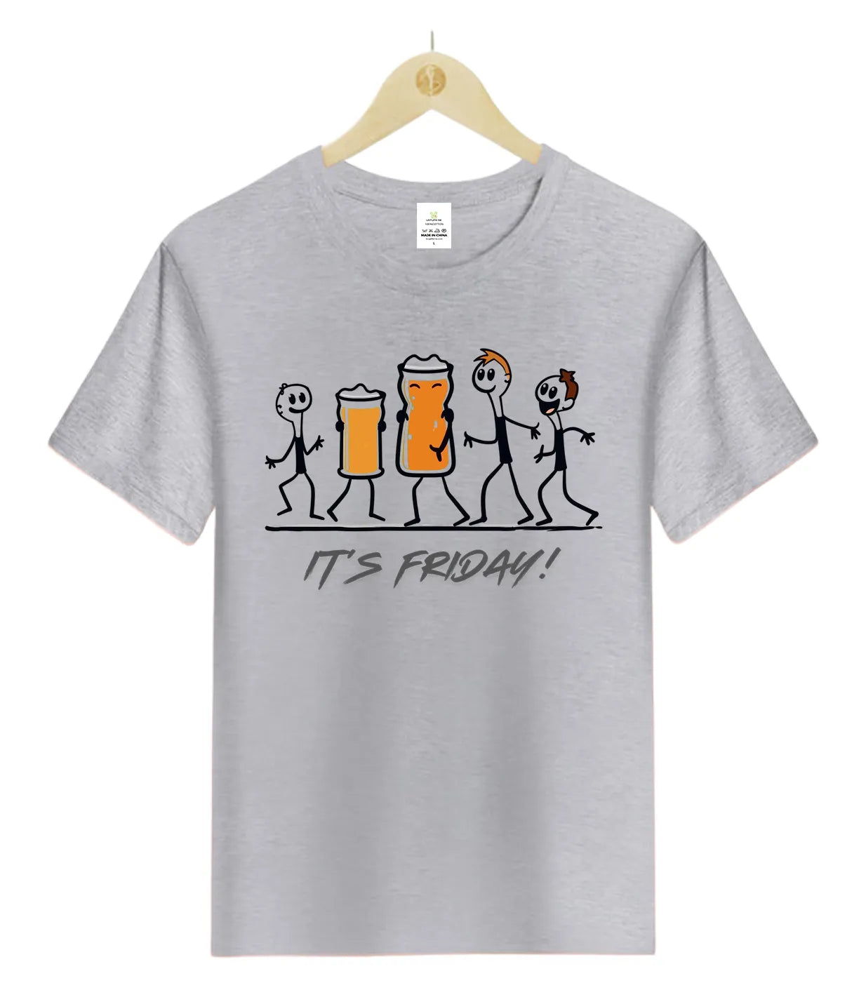 It's FRIDAY!line-drawing-T-Shirt