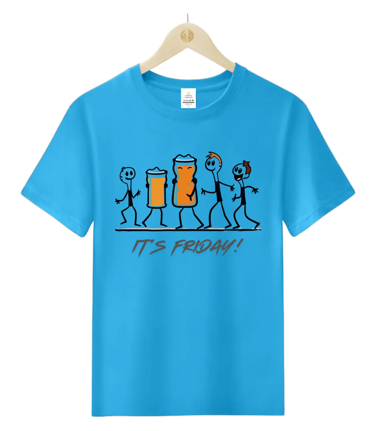 It's FRIDAY!line-drawing-T-Shirt