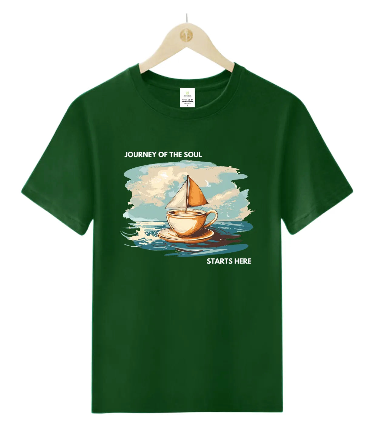 Journey of the soul,s tarts here-T-Shirt