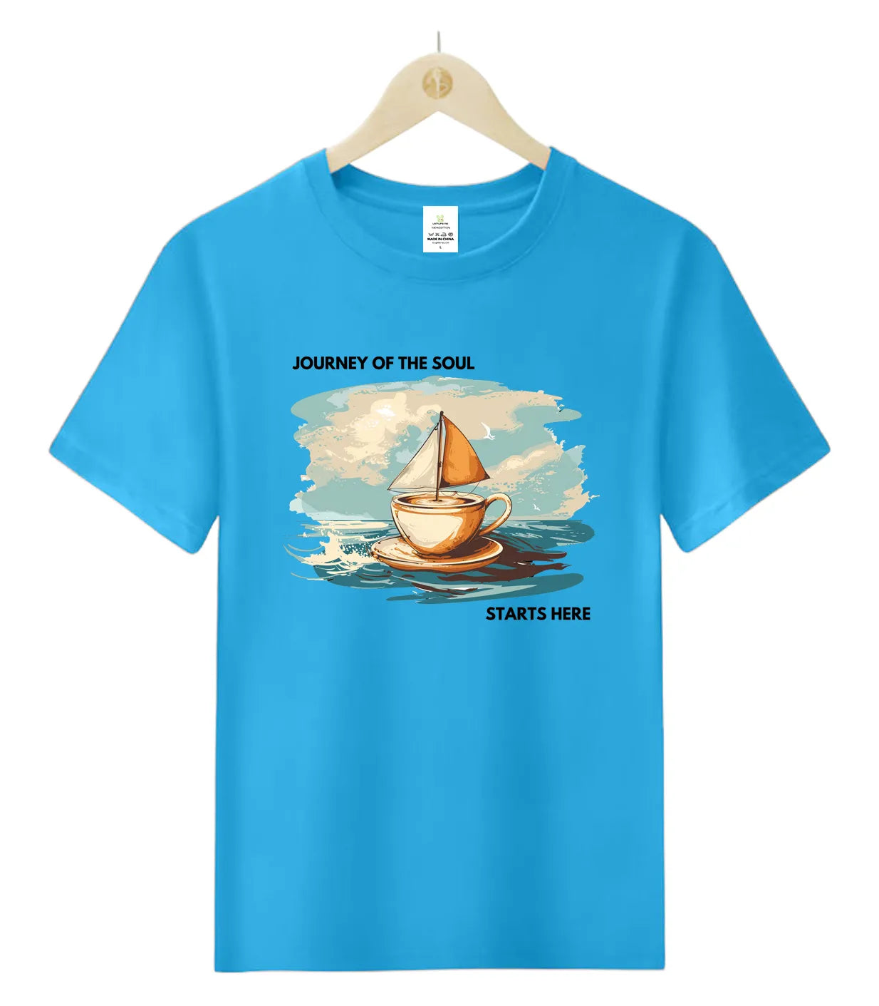 Journey of the soul,s tarts here-T-Shirt