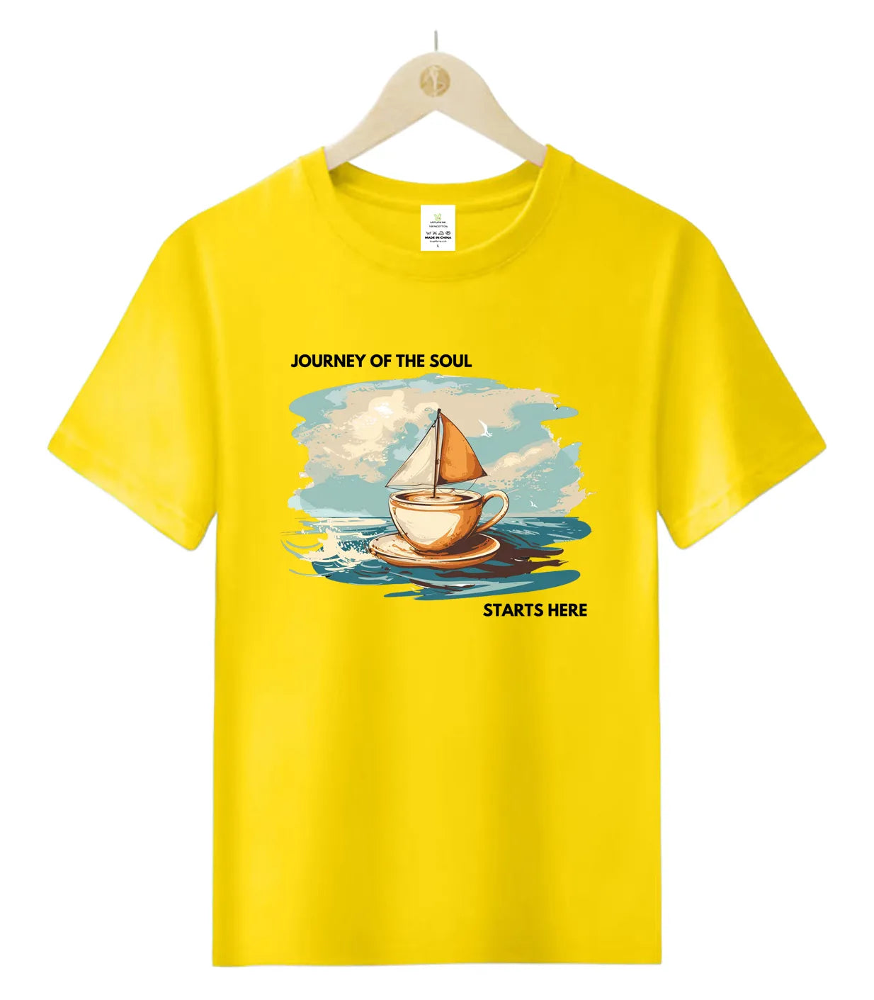 Journey of the soul,s tarts here-T-Shirt