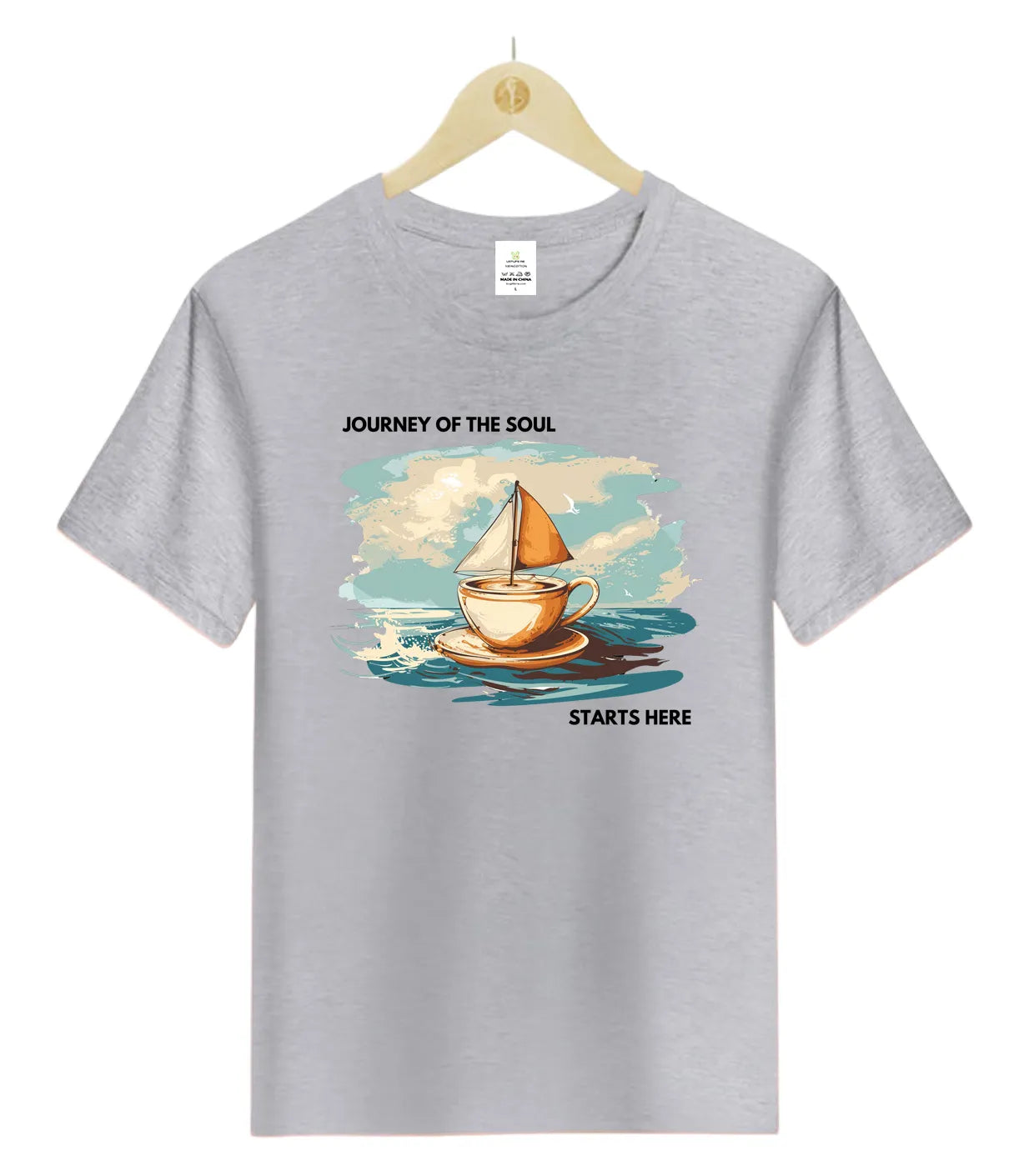 Journey of the soul,s tarts here-T-Shirt