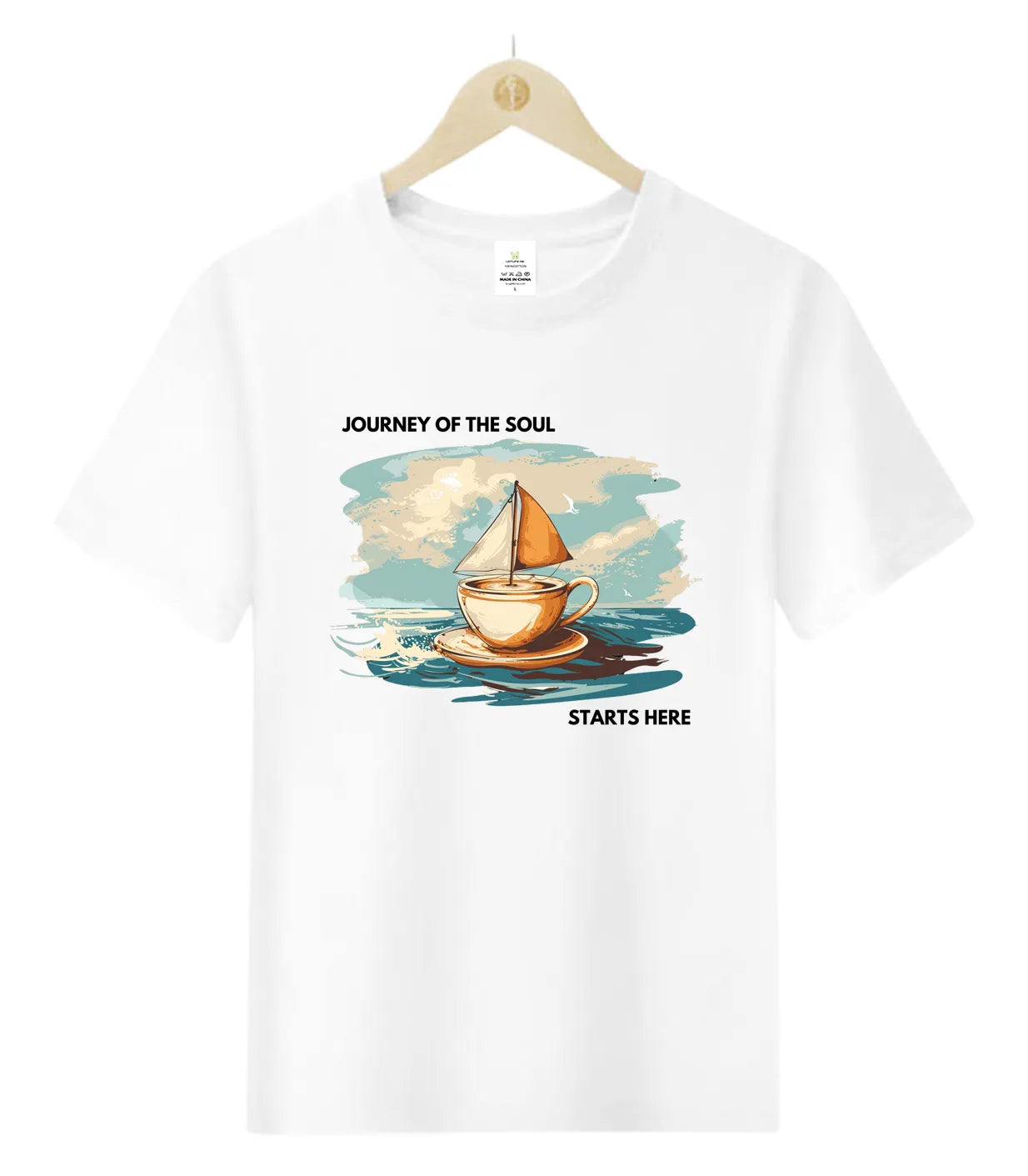 Journey of the soul,s tarts here-T-Shirt