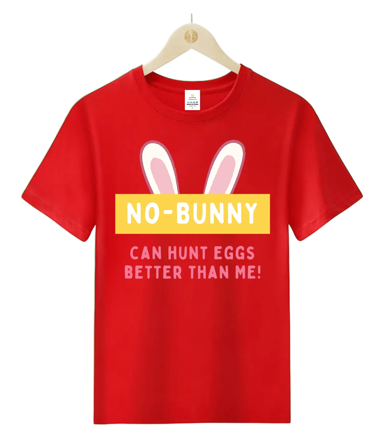 No bunny can hunt eggs better than me-T-Shirt