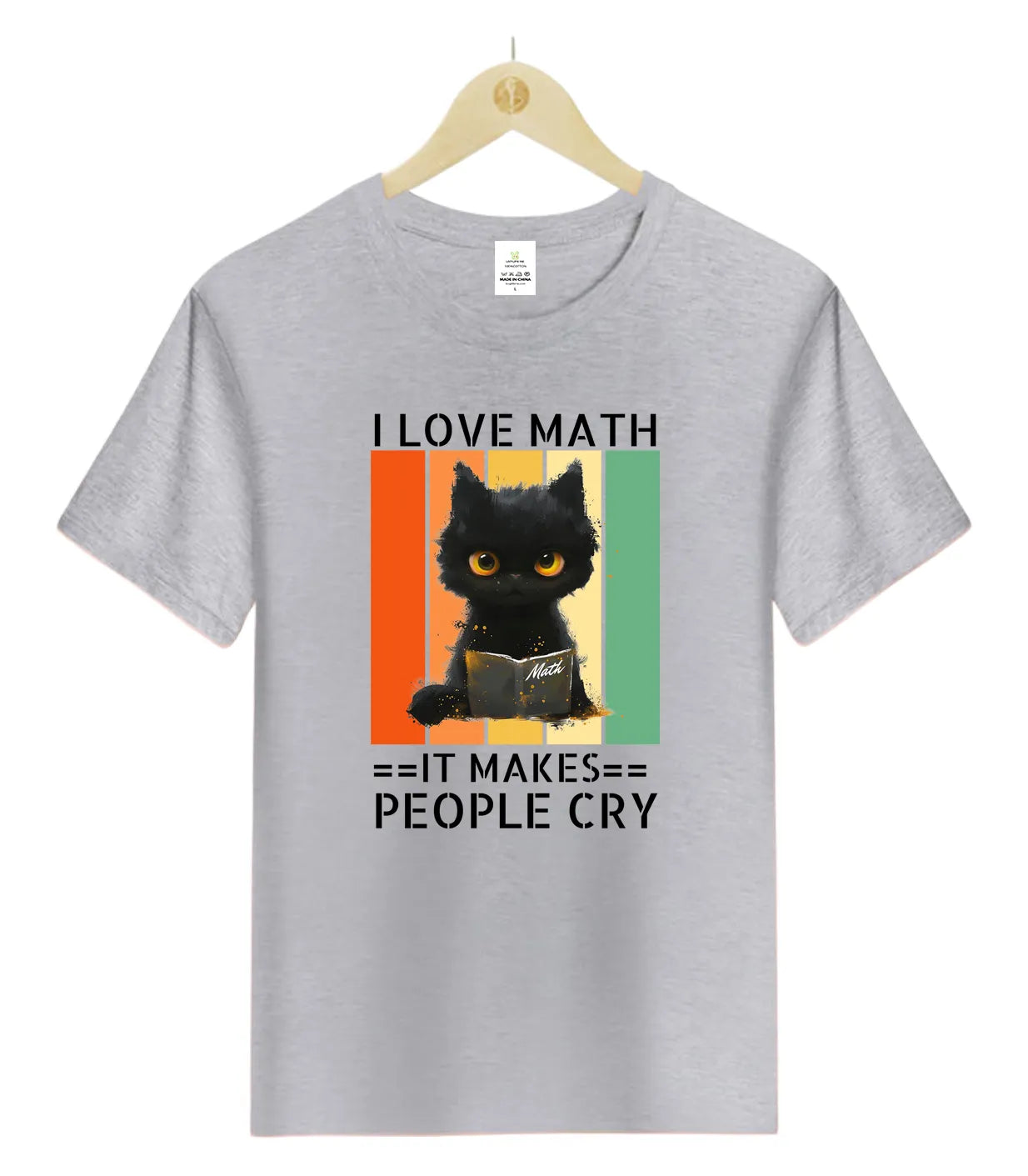 [Oreo the Cat] I love Math-0-T-Shirt