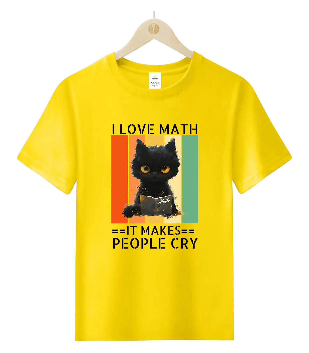 [Oreo the Cat] I love Math-0-T-Shirt