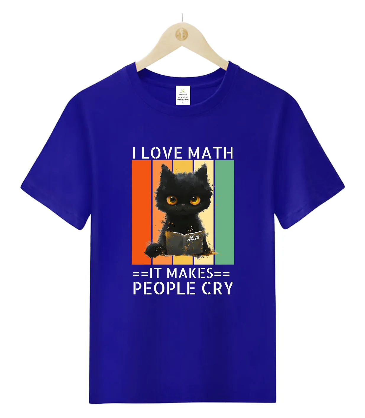 [Oreo the Cat] I love Math-0-T-Shirt