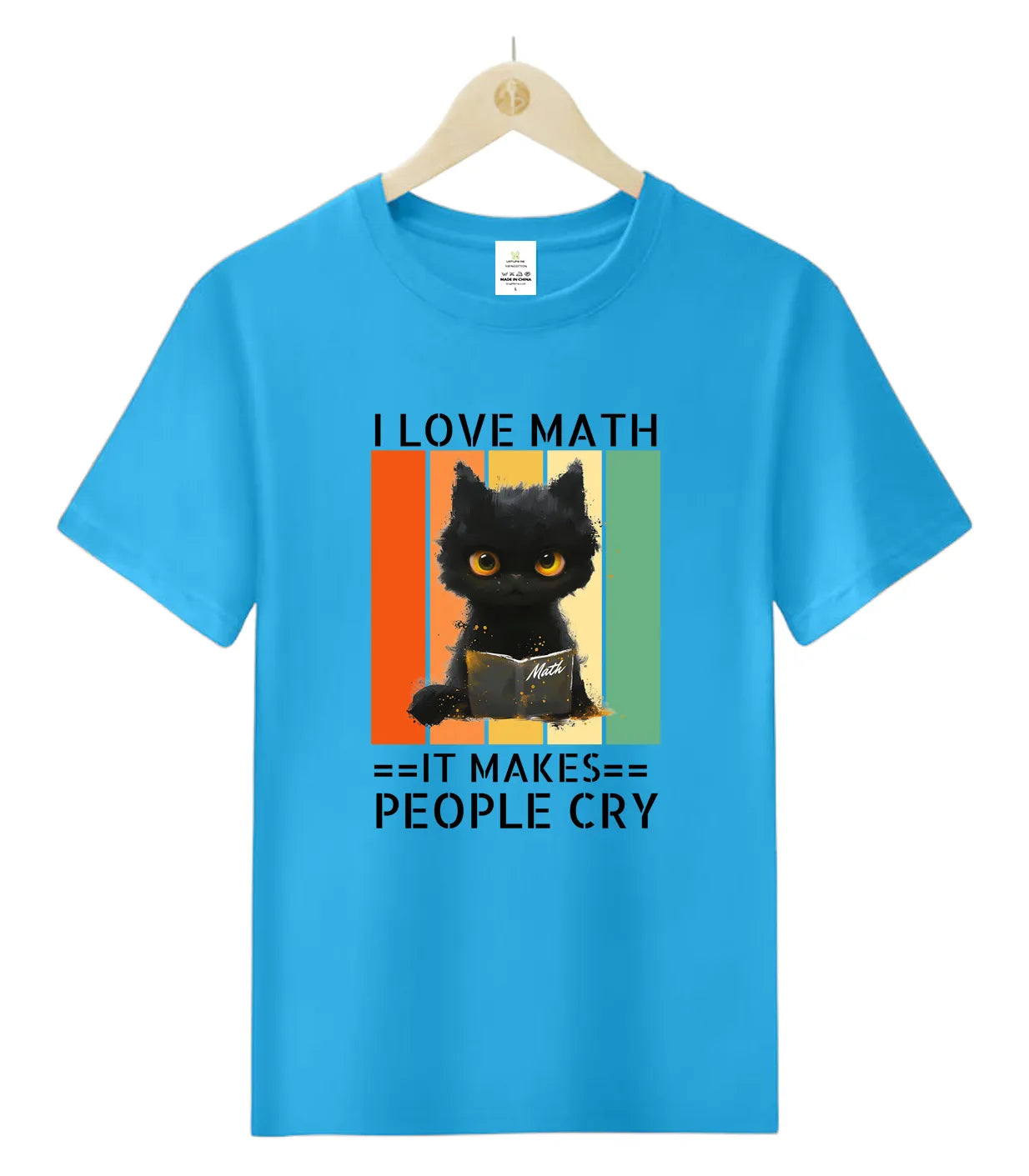 [Oreo the Cat] I love Math-0-T-Shirt