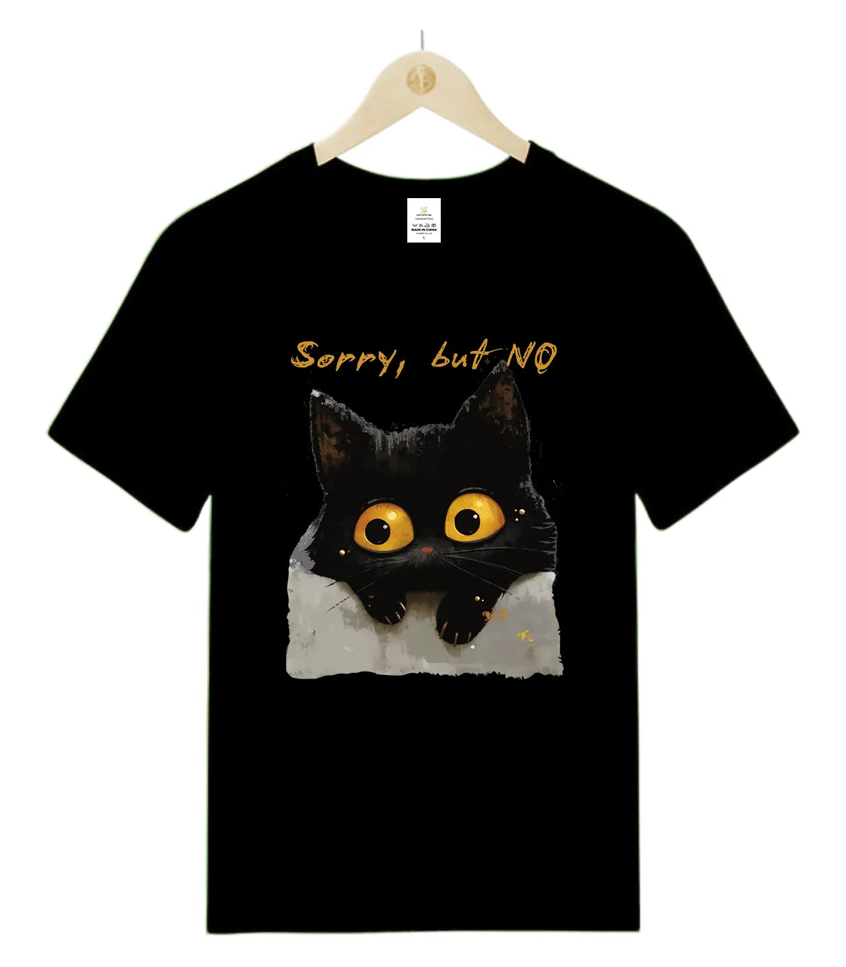 [Oreo the Cat] Sorry, but NO-T-Shirt