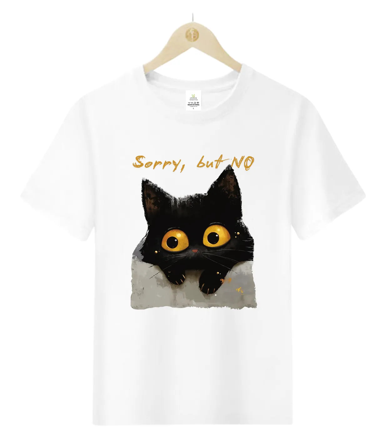 [Oreo the Cat] Sorry, but NO-T-Shirt